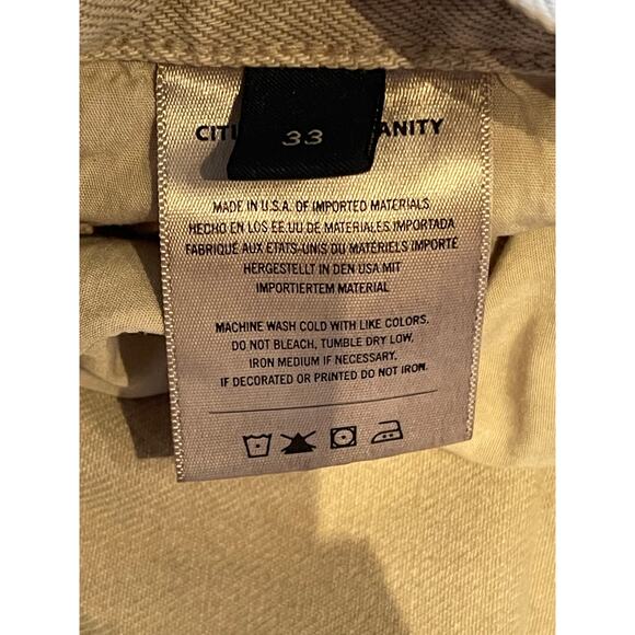 Citizens of Humanity Size 33 Khaki Gray Daphne Crop Jeans - Picture 9 of 13